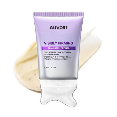 Glivori - Collagen and Retinol cream with built-in guasha