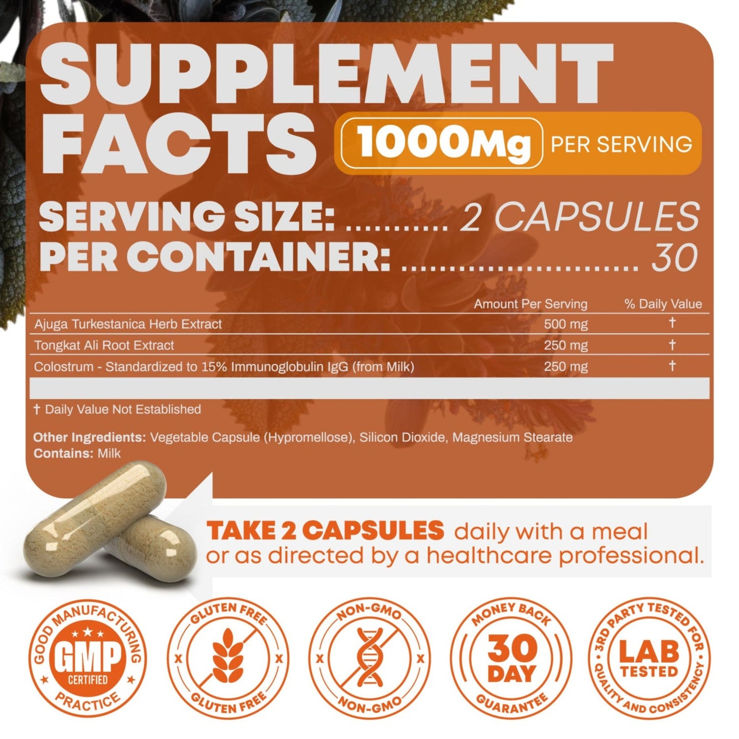 Glivori Turkesterone & Tongkat Ali Supplement