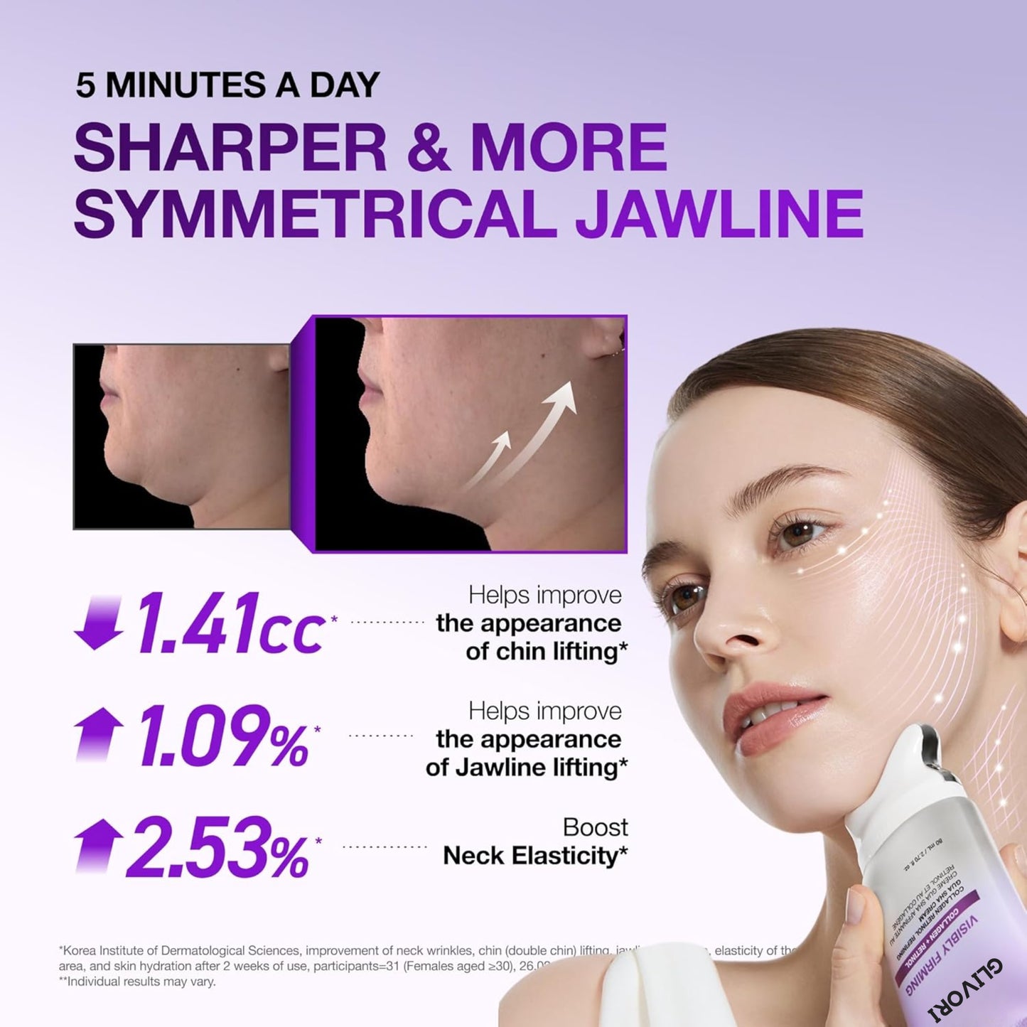Glivori - Collagen and Retinol cream with built-in guasha